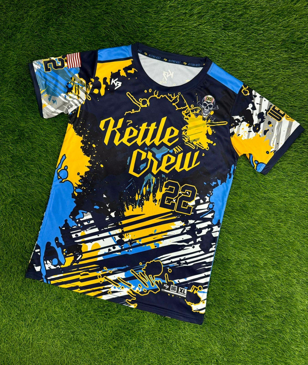 UNION Davis Jersey アメリカンフットボールシャツ　ジャージ Russell アメフト ジャージ メッシュ #86 ブラック Lサイズ