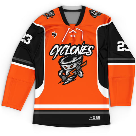Cyclones Custom Hockey Jersey