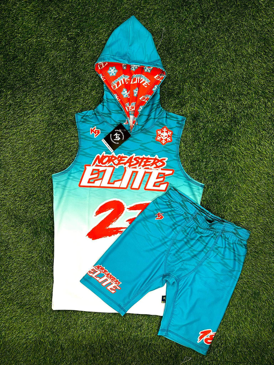 Piranha Hooded Compression 7v7 Custom Flag Football Uniforms KitBeast