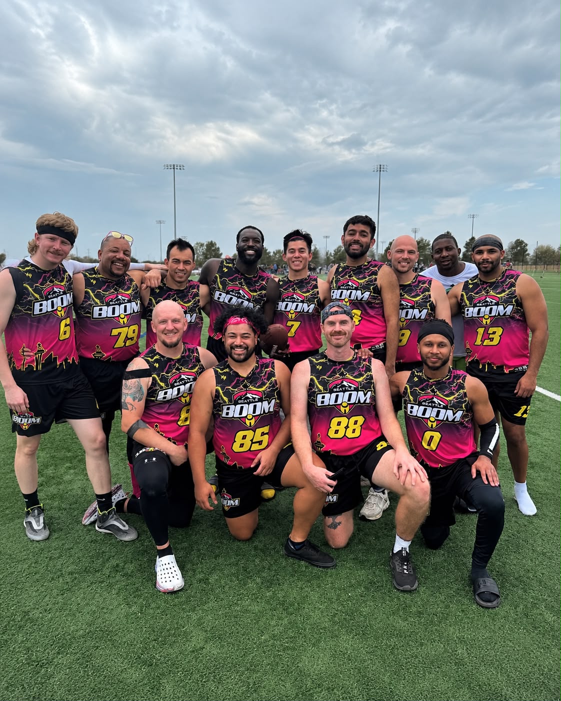 Seattle Boom wearing custom KitBeast uniforms