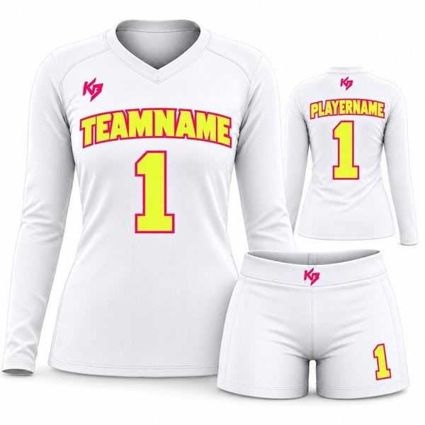 Girls Long-Sleeve Jersey + Shorts