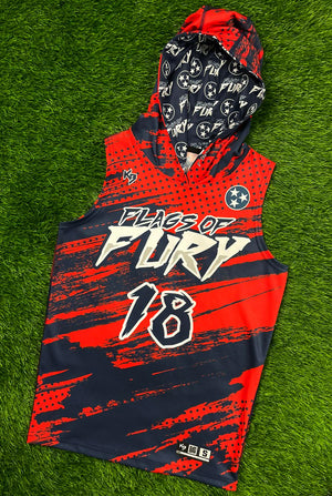 Flags Of Fury Compression Hooded 7v7 Custom Flag Football Jerseys