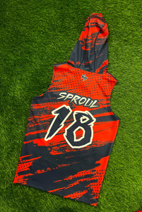 Flags Of Fury Compression Hooded 7v7 Custom Flag Football Jerseys