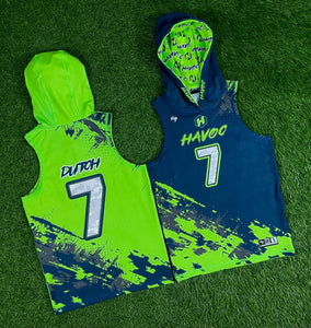 Rangers Reversible Hooded Compression 7v7 Custom Flag Football