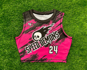 Womens Crop Compression Jersey