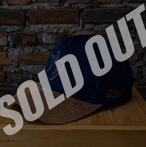 KB Logo Navy Cord Snapback