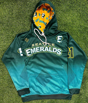 Mens Sublimated Pull Over Hoodie