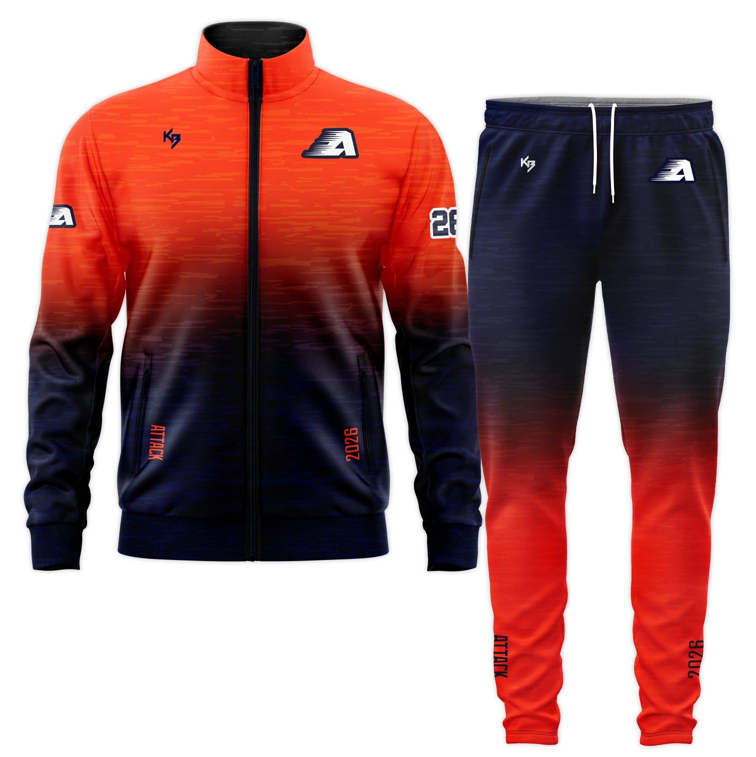 Track Suits Set Custom Track Suits - Attack – KitBeast Sports Apparel