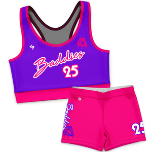 Baddies Womens Compression 7v7 Custom Flag Football Uniforms