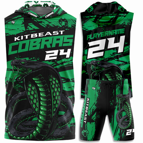 Cobras Compression 7v7 Custom Flag Football Uniforms