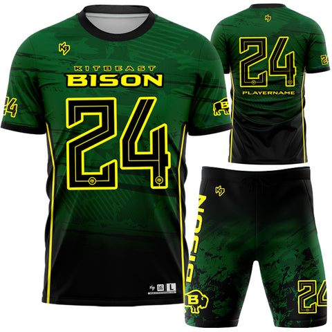 Bison Compression 7v7 Custom Flag Football Uniforms