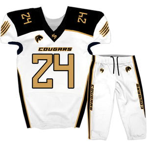 Cougars Custom Tackle Football Uniforms