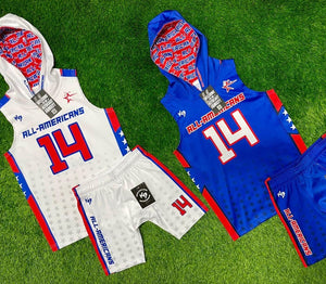 All-Stars Compression 7v7 Custom Flag Football Jerseys