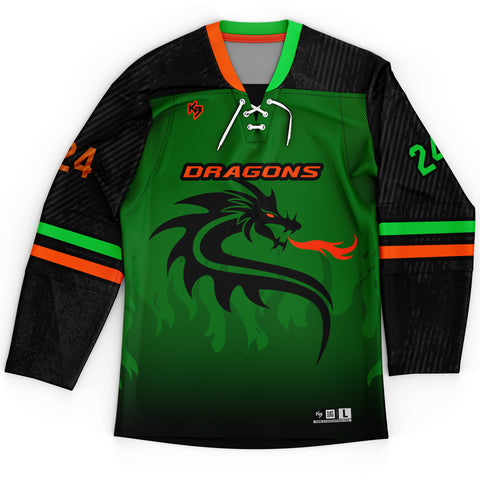 Dragons Custom Hockey Jersey