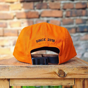Orange 5 Panel Hat
