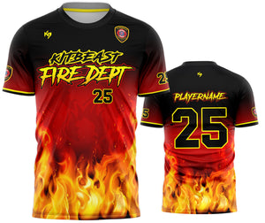 Fire Dept Dri-Fit Custom Softball Jersey