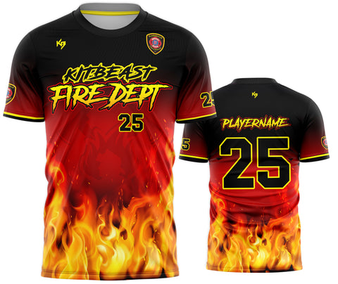 Fire Dept Dri-Fit Custom Softball Jersey