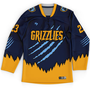 Grizzlies Custom Hockey Jersey