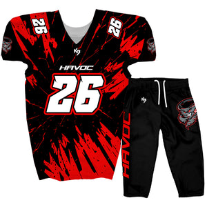 Havoc Custom Tackle Football Uniforms