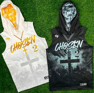 Chosen Reversible Hooded Compression 7v7 Custom Flag Football Jerseys