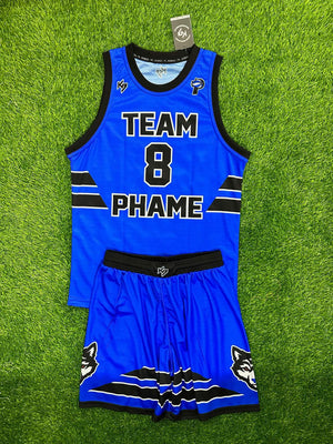 Sharks Reversible Custom Basketball Jersey