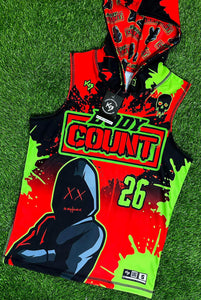 Suicide Squad Dri-Fit Hooded 7v7 Custom Flag Football Jerseys