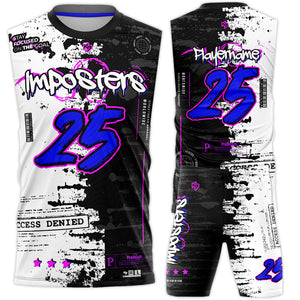 Imposters Compression 7v7 Custom Flag Football Uniforms