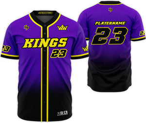 Kings Button Down Custom Softball Jersey
