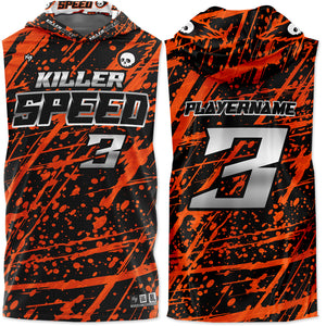 Killer Speed Drifit Hooded 7v7 Custom Flag Football Jerseys