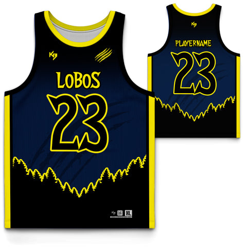 Lobos Custom Basketball Jersey