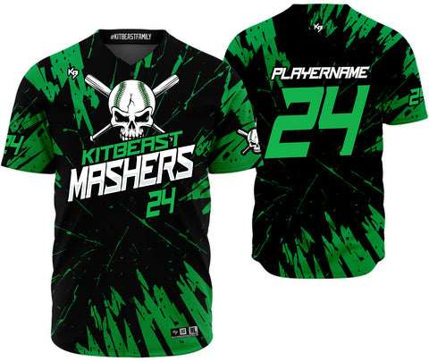Mashers Button Down Custom Softball Jersey