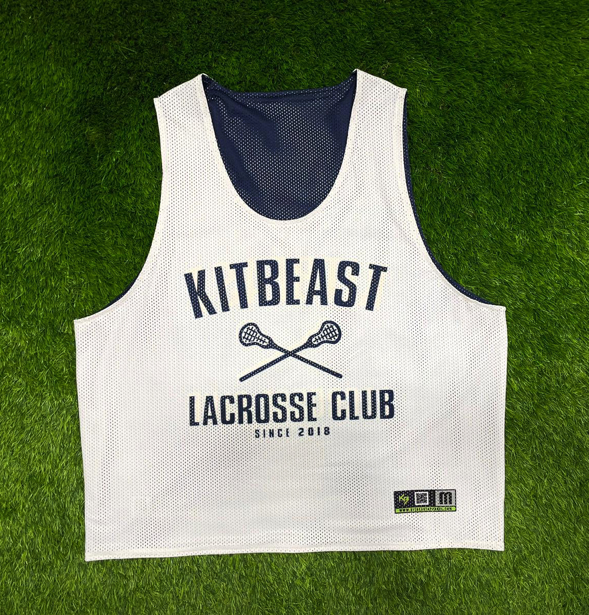 Mens Custom Lacrosse Pinnie Jersey KitBeast Sports Apparel