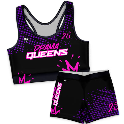 Drama Queens Womens Compression 7v7 Custom Flag Football Uniforms