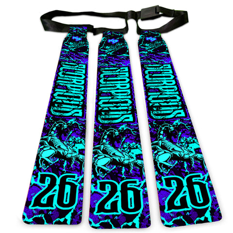 Scorpions Custom Triple Threat Flags + Belt