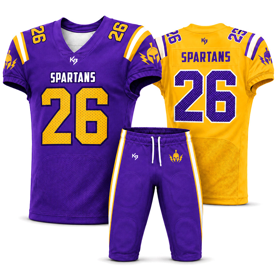 Custom Tackle Football Uniform Package | 2 Jerseys & 1 Pant