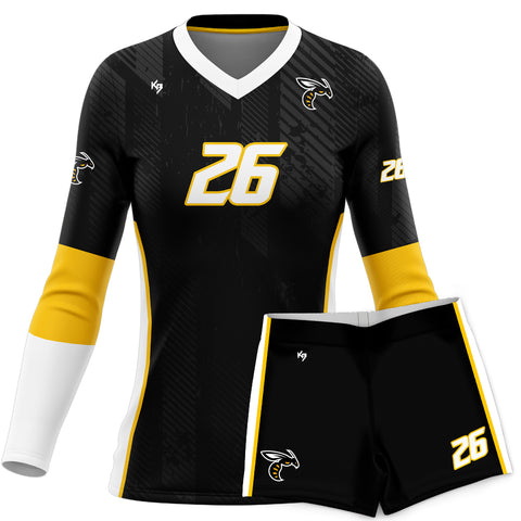 Sting Custom Women's Volleyball Uniforms (Long Sleeve)