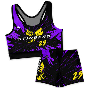 Stingers Womens Compression 7v7 Custom Flag Football Uniforms