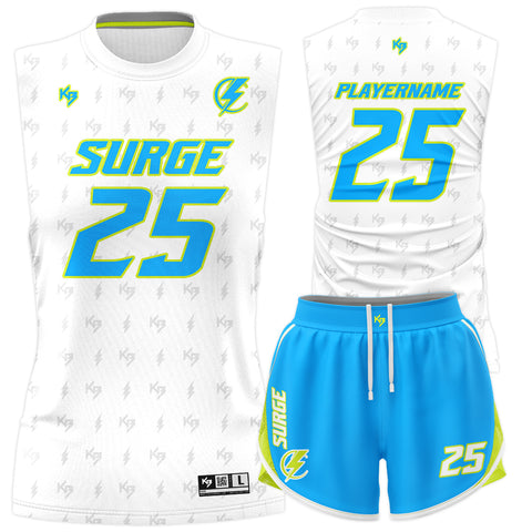 Surge Drifit 7v7 Custom Girls Flag Football Uniforms