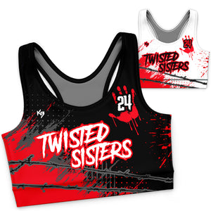 Twisted Sisters Womens Compression 7v7 Custom Flag Football Jerseys (Home + Away)