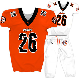Venom Custom Tackle Football Uniforms (2 Jerseys + 1 Pant)