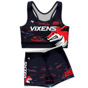 Vixens Womens Compression 7v7 Custom Flag Football Uniforms