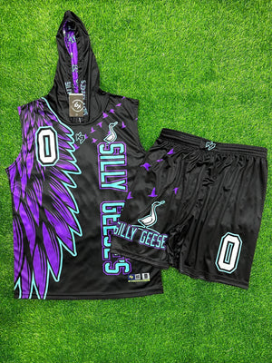 Warriors Hooded Compression 7v7 Custom Flag Football Jersey