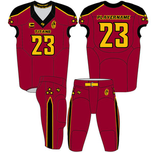 Titans Tackle Football Uniforms