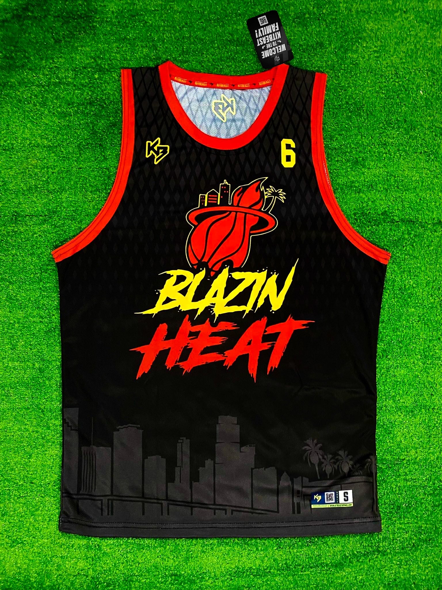 Sublimated Basketball Jersey Thunder style