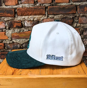 K Letterman Logo Green Cord Snapback