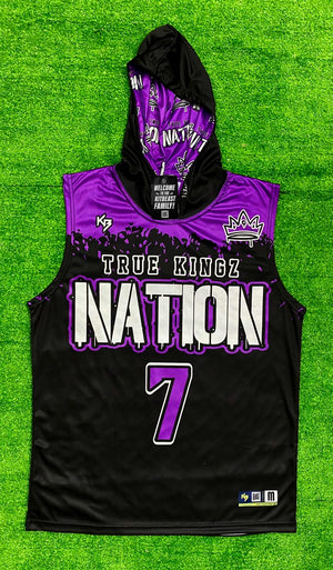 Ghost Dri-Fit Hooded 7v7 Custom Flag Football Jerseys