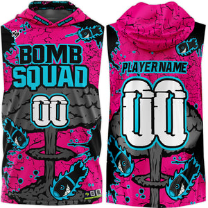 Bomb Squad Dri-Fit Hooded 7v7 Custom Flag Football Jerseys