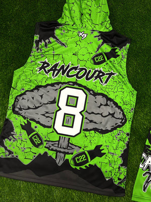Bomb Squad Dri-Fit Hooded 7v7 Custom Flag Football Jerseys