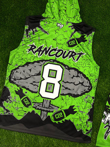 Bomb Squad Dri-Fit Hooded 7v7 Custom Flag Football Jerseys