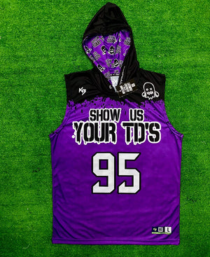 Ghost Dri-Fit Hooded 7v7 Custom Flag Football Jerseys